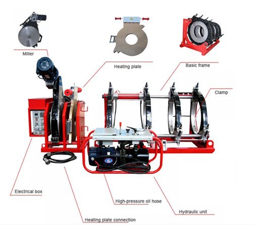 450 mm машина за челно заваряване